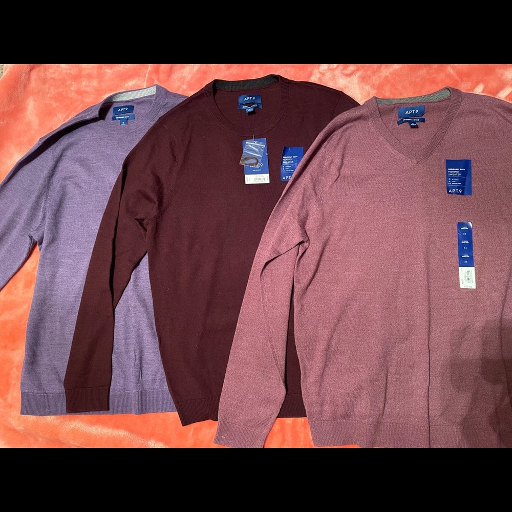 3 BRAND NEW Womens sweaters